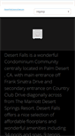 Mobile Screenshot of desertfallscountryclub.com